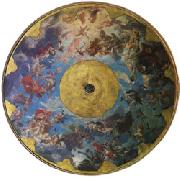 Jules-Eugene Lenepveu Circular Sketch for the Ceiling of the Opera oil painting on canvas